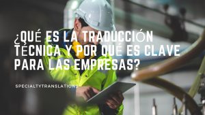 qué es la traducción técnica